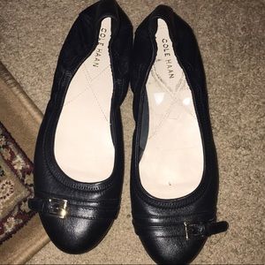Cole Haan black leather ballet flats 7